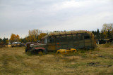 How about an old army bus?