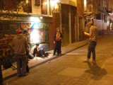 Next to City Lights Bookstore and Vesuvios, 1/8th sec unsteady handholding