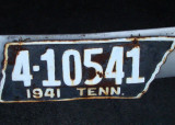 4 on the old license plates meant Chattanooga - fourth largest city in Tennessee