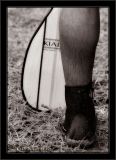 Paddle And Leg BW