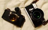 Leica III (F) and Leica M3