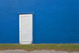 White Door Blue Wall 30263