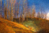 Trees On A Hill 47972 Art