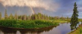 Magpie River Partial Rainbow 03171-3