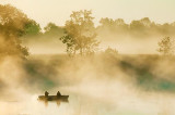 Misty Morning Fishermen 19695