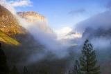 Yosemite Valley In Clouds 22862