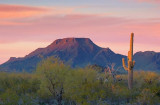 Pozo Redondo Mountains At Sunset 83294