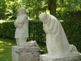 Treurend echtpaar van K.Kollwitz, Vladslo