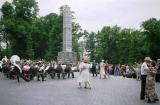Sunday evening dancing outside Kremlin