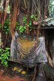 Voodoo. Sacred shrine in the Python temple in Ouidah.