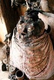 Aholu, god of the earth, in a voodoo temple in Togoville.
