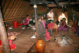 Inside a traditional Phnong house. Pu Tang Village, Mondulkiri, Cambodia