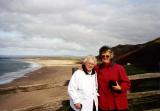 Sr. Mary and Sr. Vreni at the Gower Coast in Wales, UK - 10-2005