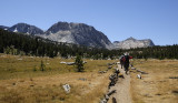 Arriving to the Vogelsang High Sierra Camp