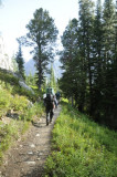 Starting our hike toward the North Cascade