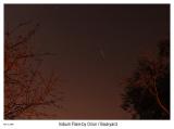 An Iridium Flare by Orion