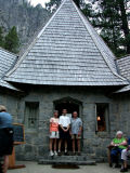 Sherri, Ben and Bill at the LeConte Memorial Lodge