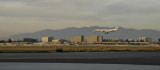 Jet landing at San Jose International