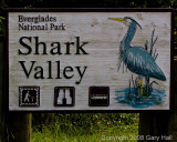 Shark Valley entrance sign