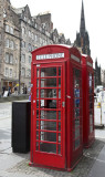 Edinburgh- UKs quintessential phone booths
