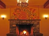  Fireplace & Mural