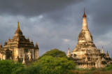 Bagan Temple before the storm