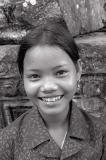 Smiling Angkor girl