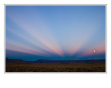 *Light Beams & Moonrise*