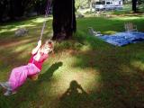Stella on swing