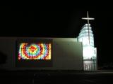 Church in Wichita Falls at night