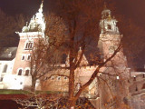 Wawel Castle at night