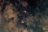 Eagle and Omeba Nebulas
