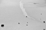 cailloux sur la glace