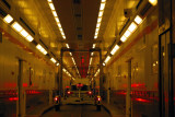 Tunnel train in Calais, France