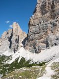 Terugblik op Forcella del Lago