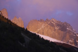 Sunrise on Day 2, Torres del Paine National Park.