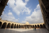 Interior of the Mosque of Amr ibn al-As, Cairo.