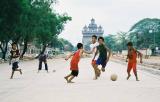 Football in the Streets of Vientiane