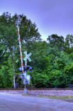 HDR - Twilight Rail Crossing