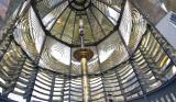 Inside the Heceta Lighthouse Lense