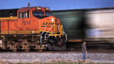 Passing Train in Texas