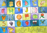 food alphabet, Jeri, age:9