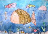 fish, Grace Lin, age:6
