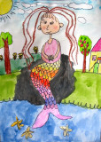 Mermaid, Sophia Ying, age:5