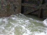 Water filling a lock