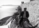 santorini donkey man