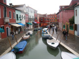 Streets of Burano Island