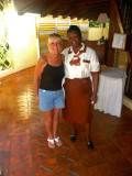 St Kitts - Lovey who looked after us beautifully