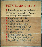 What is a mortuary chest?