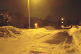 Streets and driveways are finally cleared by late evening.